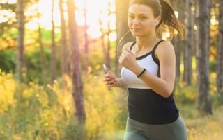 footing en forêt